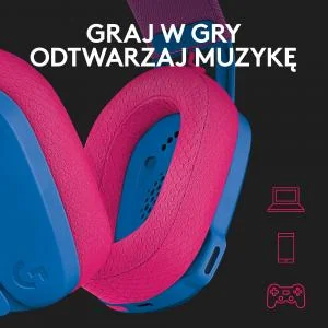 Słuchawki Logitech G435 Niebieskie (981-001062) + G PRO X SuperLight 2 (910-006630) 8