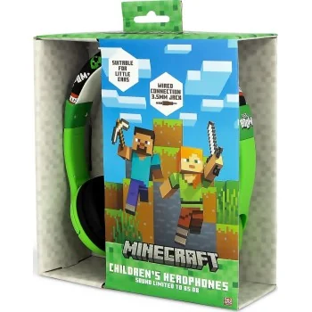 otl technologies Minecraft Creeper Childrens Headphones (On Ear)  5055371629102