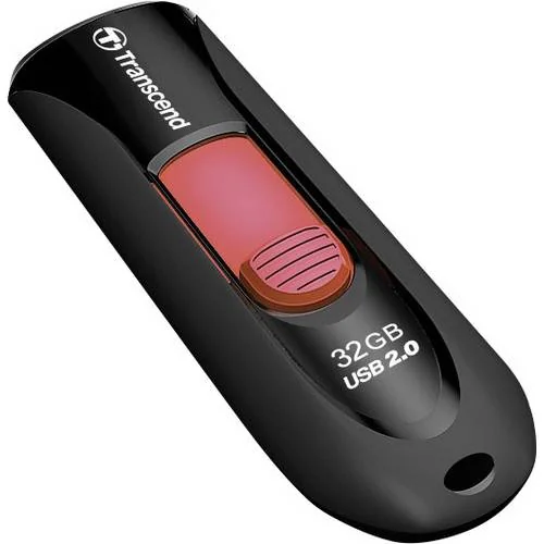 Transcend JetFlash® 590 USB-Stick 32 GB Schwarz TS32GJF590K USB 2.0