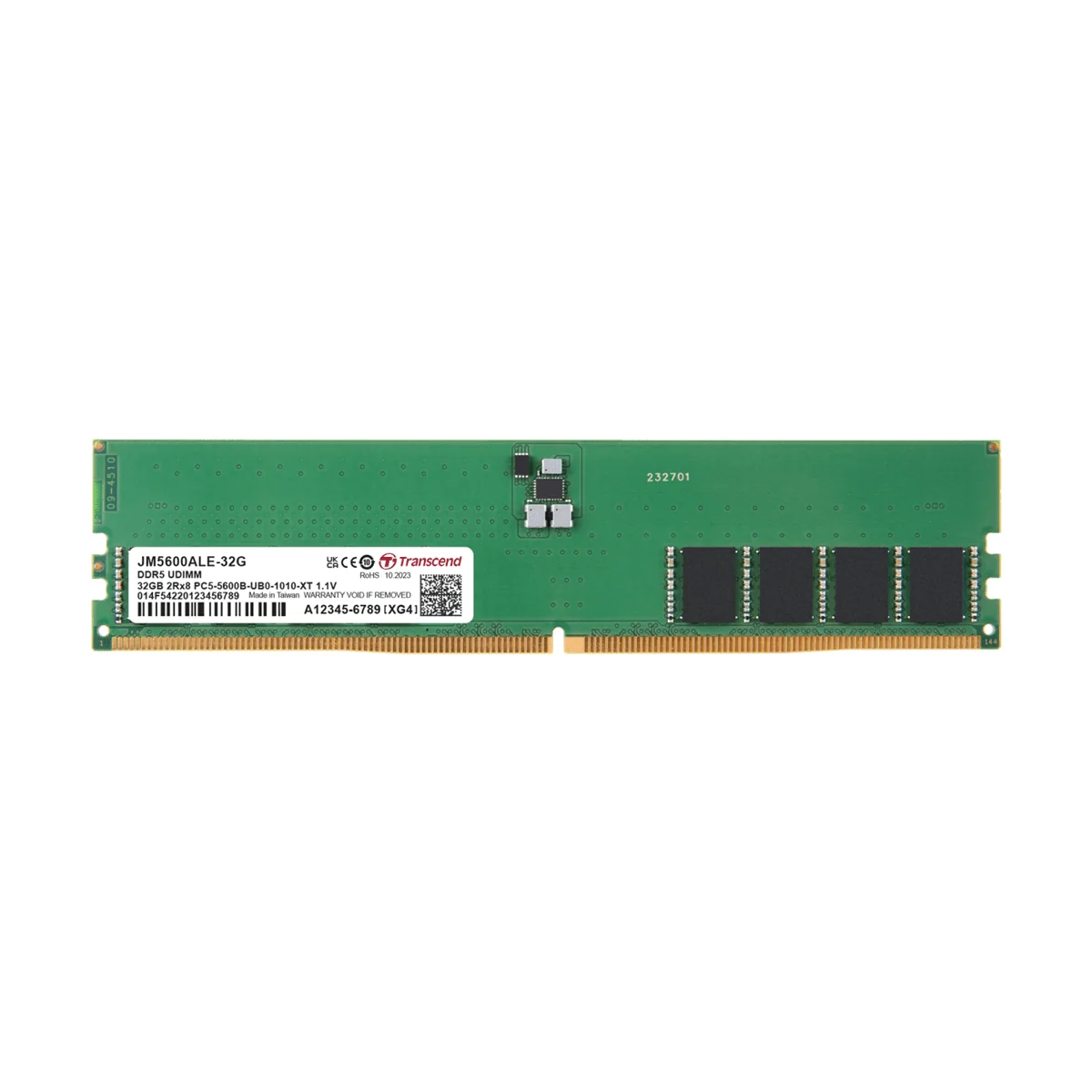Transcend JetRam JM5600ALE-32G 32GB (32GBx1) 5600MHZ CL46 DDR5 - Image 2
