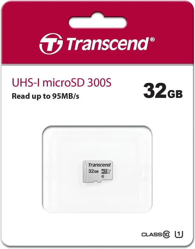 Alt view image 4 of 17 - Transcend TS32GUSD300S 32GB UHS-I U1 MicroSD Memory Card