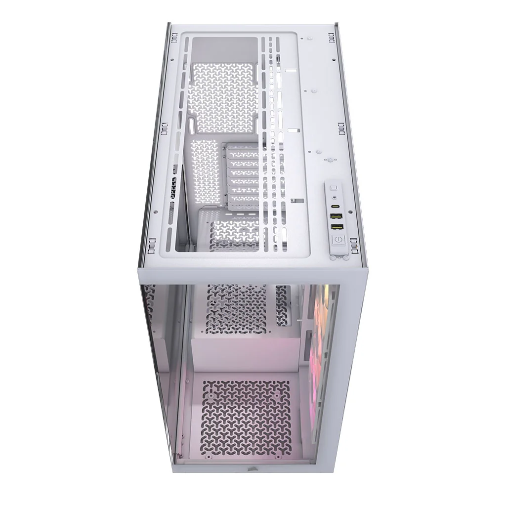Corsair 3500X ARGB Tempered Glass Mid-Tower Case - White(CC-9011279-WW) - 7