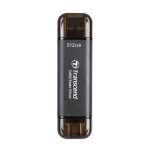 TRANSCEND 512GB ESD310C EXTERNAL SSD USB 10GBPS TYPE C/A TS512GESD310C