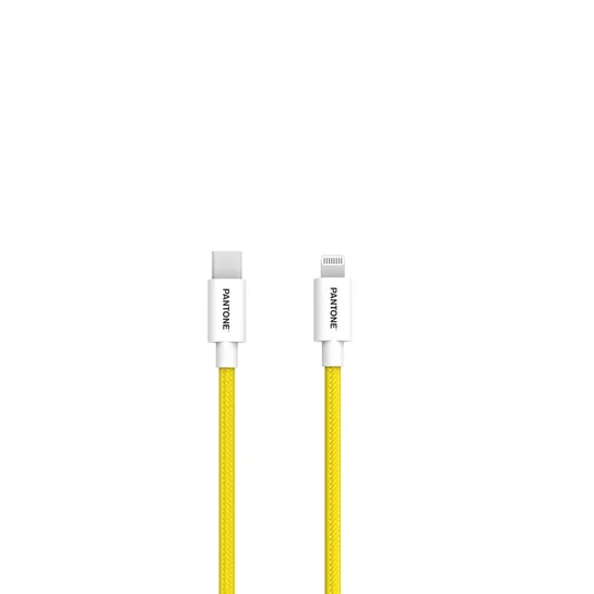 PANTONE MFi kabel Lightning - USB-C 1,5m PT-CTL002-5 Yellow 102C Inna marka