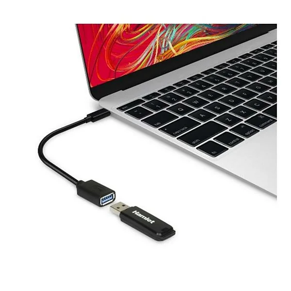 HAMLET, Adattatori, Adattat.usbc-usba 3.0 f 20cm usb3.0, XADTC-U2A-MF02 - 4