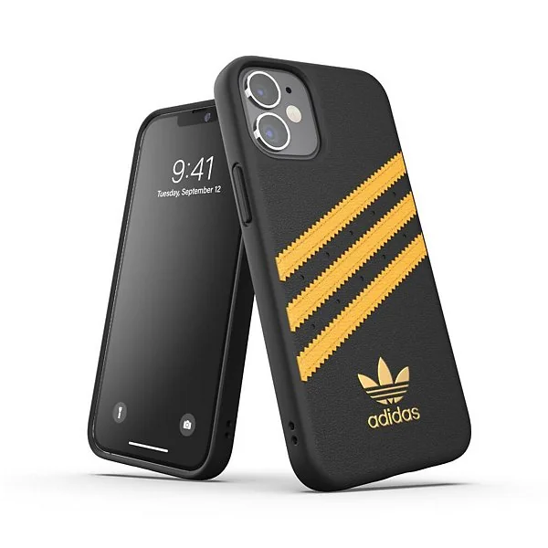 ADIDAS, Cover, Samba cover iphone 12 mini bk/gd, EX7906 - 2