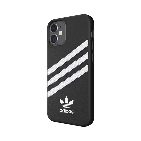 adidas アディダス iPhone12mini  アイフォン ケース カバー スマホケース adidas OR Moulded Case SAMBA FW20 black white ブラック ホワイト 黒 白 ロゴ