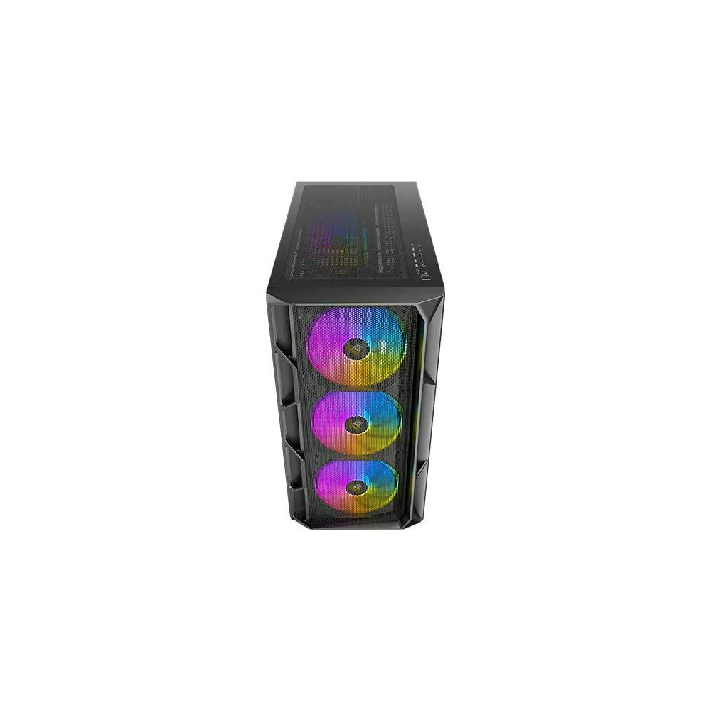 A large main feature product image of Antec AX1000 ARGB - Mid Tower Gaming Case (Black)