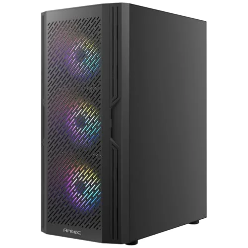 Antec AX20 RGB Tempered Glass High Airflow Mid-Tower Gaming Case/Chassis/Cabinet