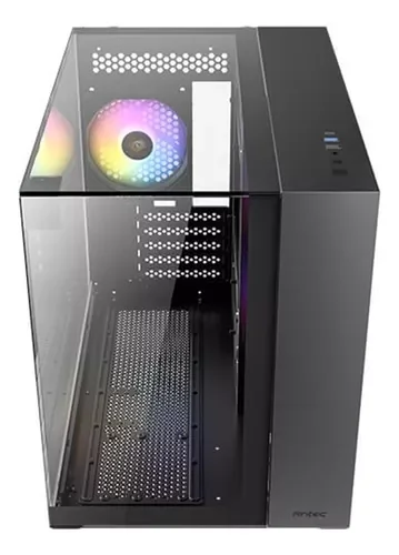 Gabinete antec (cx600m argb b) cx600m argb negro, micro-atx, itx, s/fuente