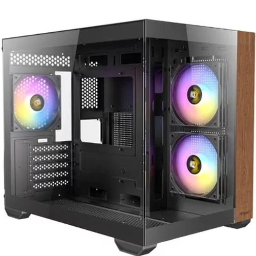 Immagine di Cabinet midi-tower Nero ANTEC CX600M WOOD ARGB CX600MWOODARGBB