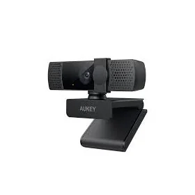 Aukey Webcam Full HD con messa a fuoco automatica PC-LM7 serie Stream con sensore CMOS da 1/3" nero