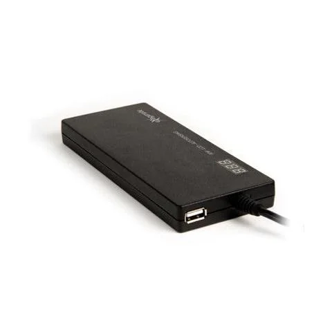 HAMLET XPWNB90ALCD Alimentatore Universale per Notebook 90W Slim LCD Autosensing con porta USB