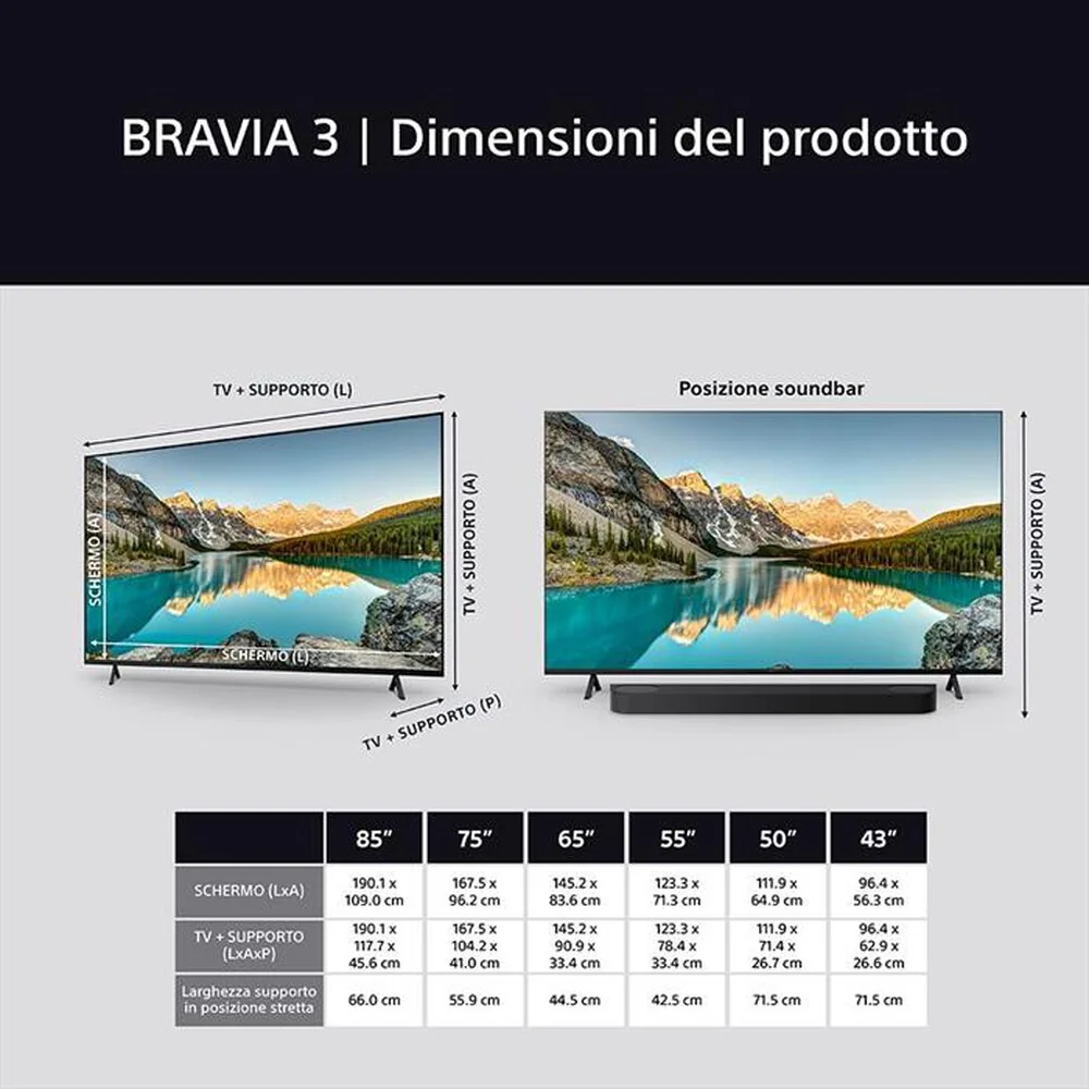 Anteprima 41 del prodotto SONY - Smart TV LED UHD 4K 43" K43S39BP.CEI-Nero