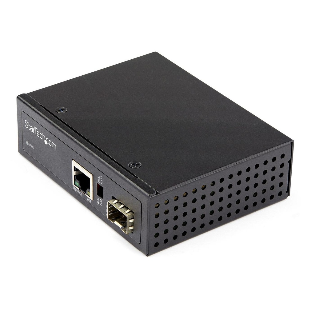 CONVERTITORE POE+ FIBRA A RJ45