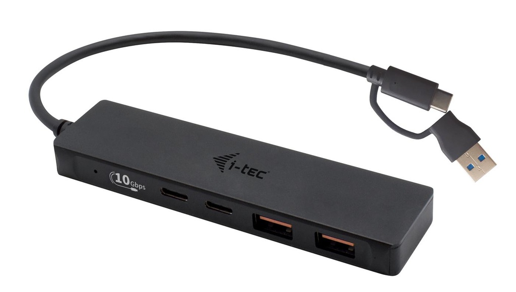 USB-C METAL 2X USB 3.0 + 2X USB-C