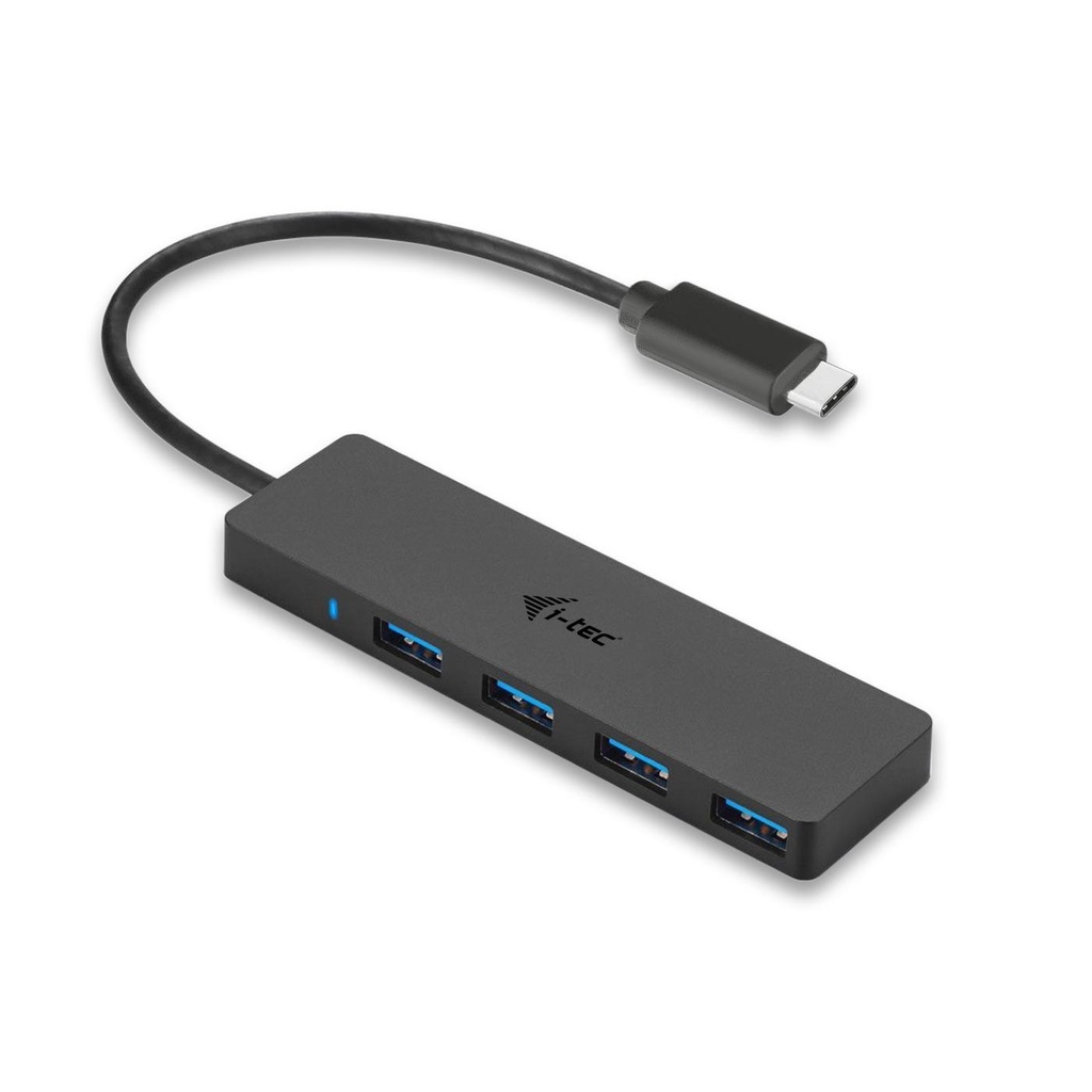 USB 3.1 TYPE C SLIM 4 PORT-BK