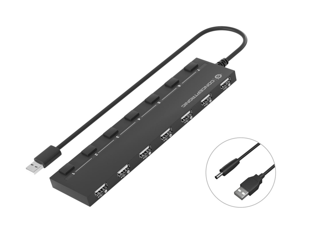 7-PORT USB 2.0 HUB