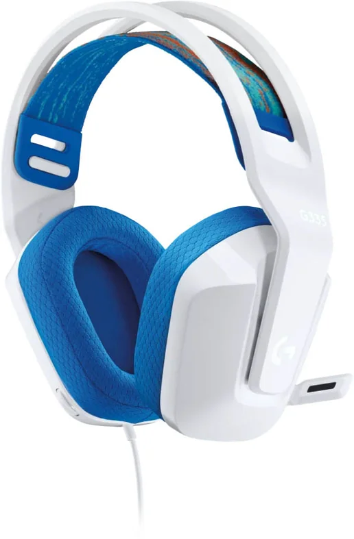 HEADSET GAMING G335 WIRED WHITE