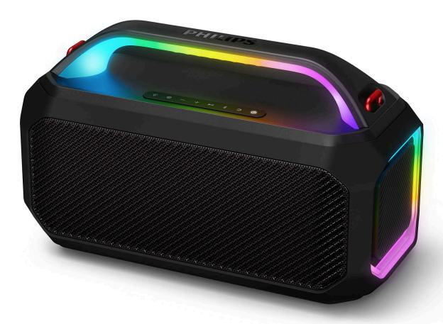 PARTY SPEAKER 100W BT/USB LUCI LED