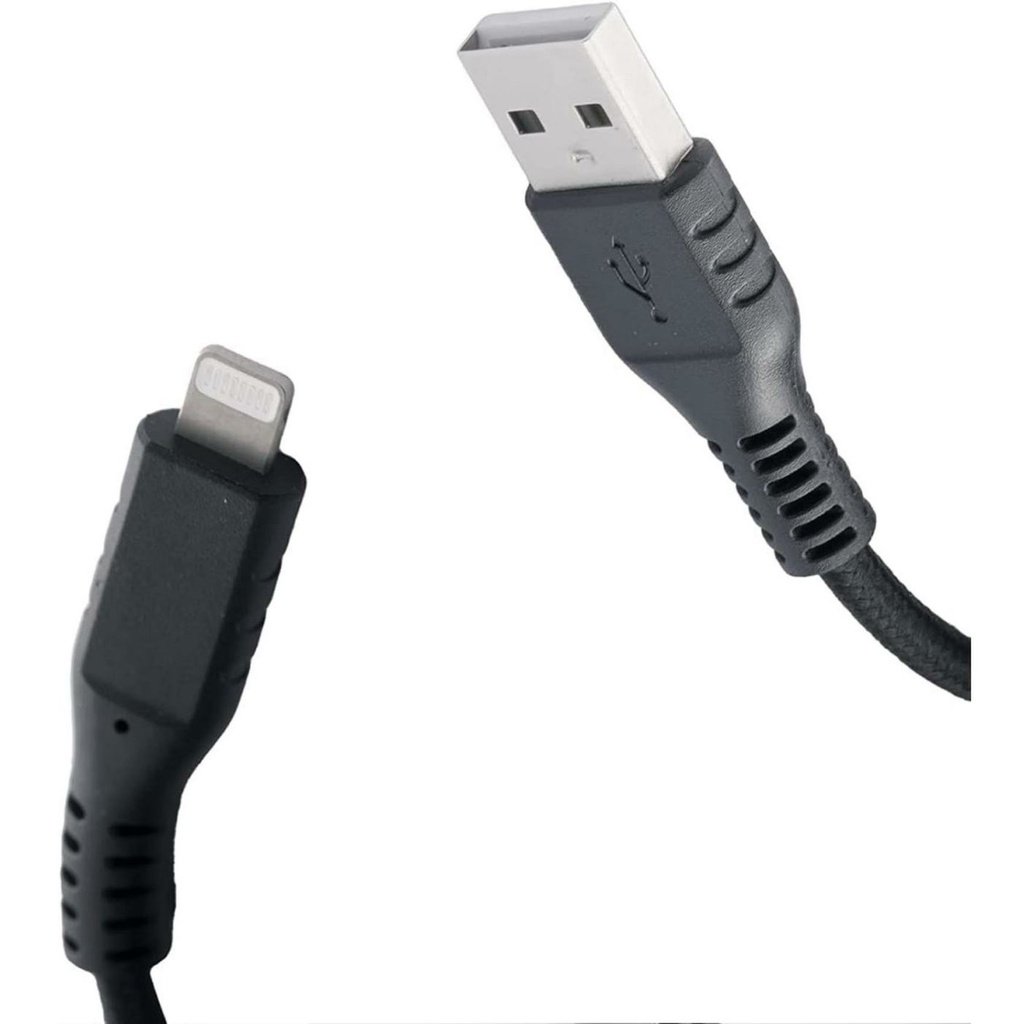 12W USB-A TO LIGHTNING CABLE 2M BK