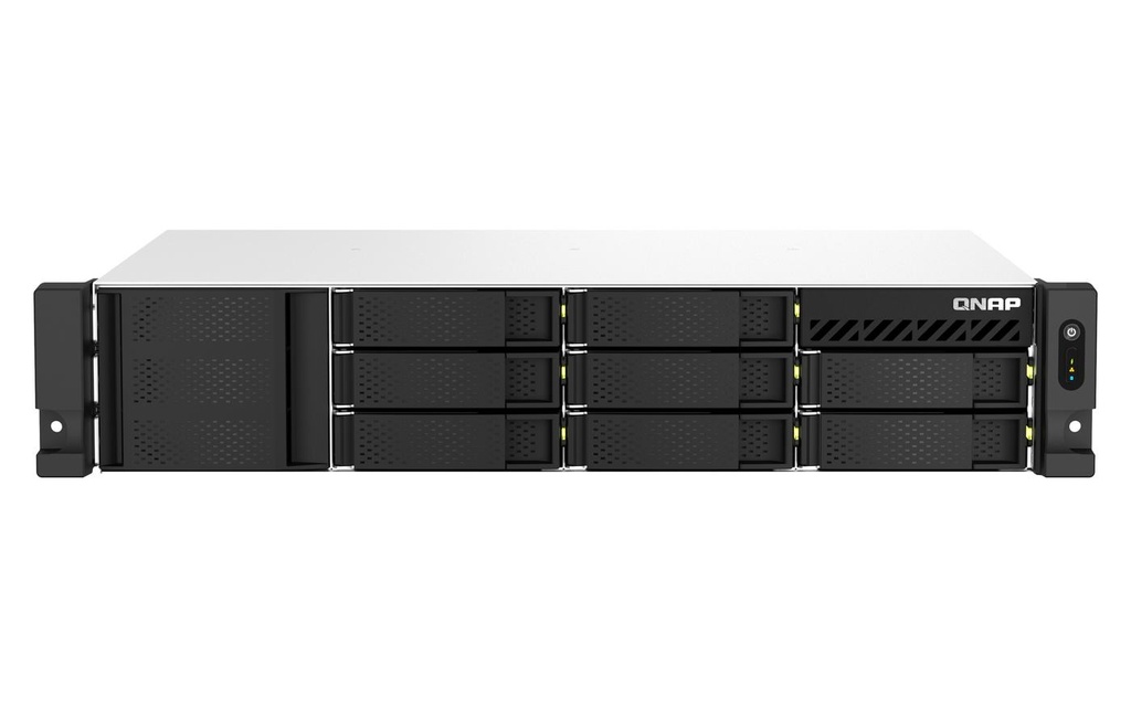 8-BAY SHORT-DEPTH RACKMOUNT NAS