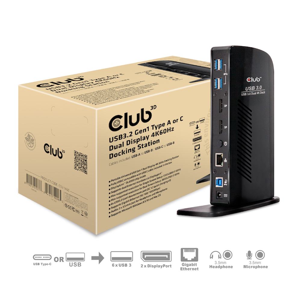USB 3.1 DUAL DISPLAY DOCKING STAT.