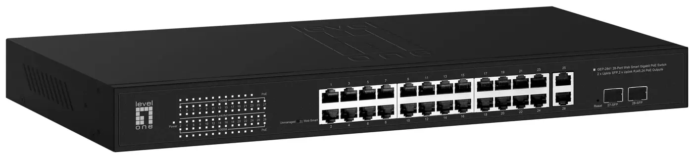 28-PORT WEB SMART GIGABIT POE