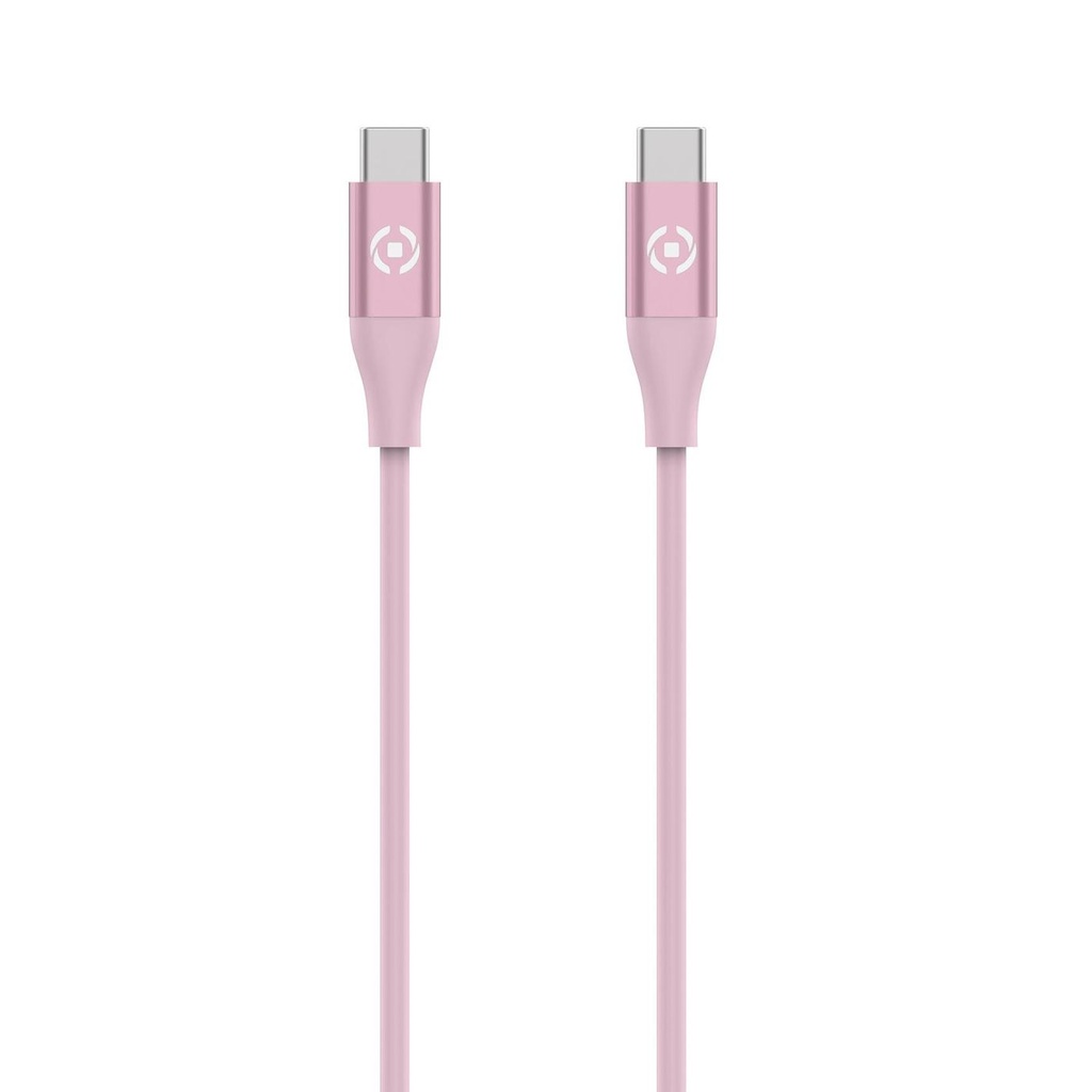 60W USB-C TO USB-C CABLE 1.5M PINK