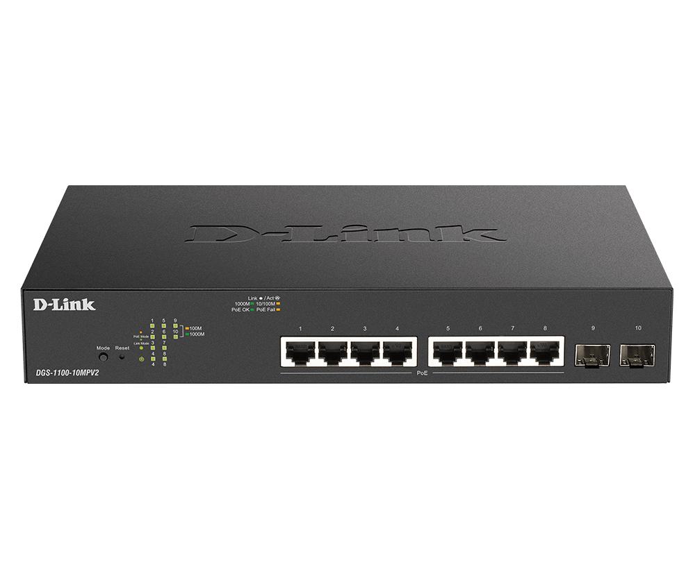 10-PORT POE+ GIGABIT SMART MANAG