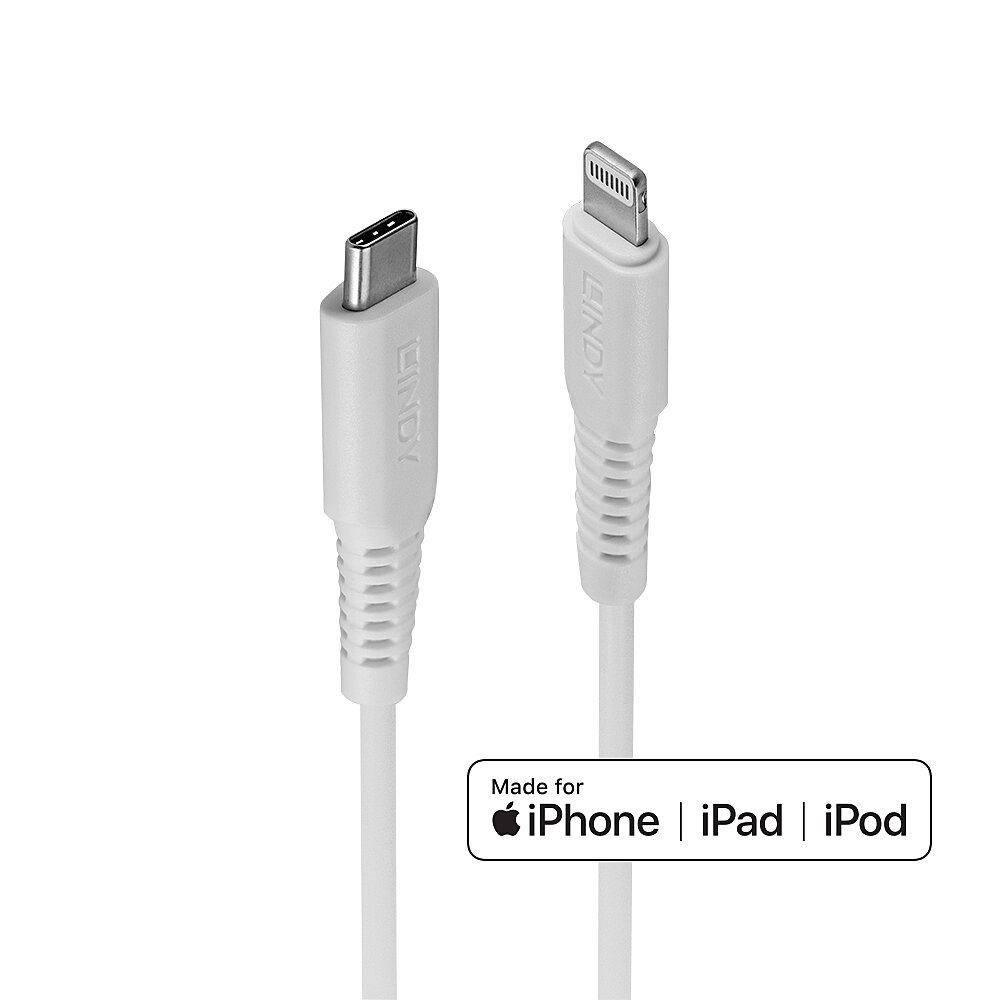 2M USB C AN LIGHTNING KABEL, WEIß