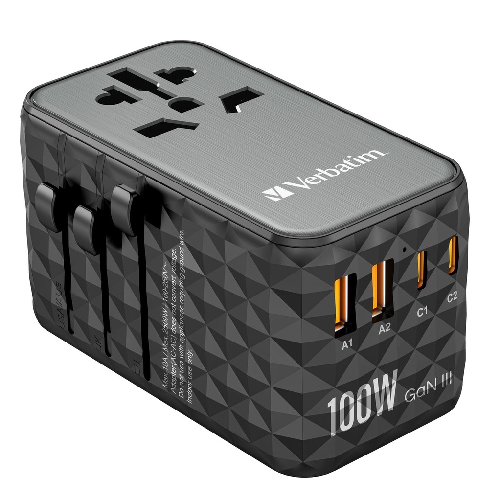 UNIVERSAL TRAVEL ADAP.GAN III 100W