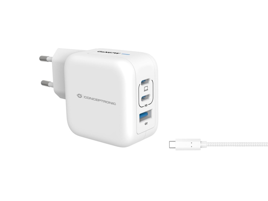 3-PORT 67W GAN USB PD CHARGER