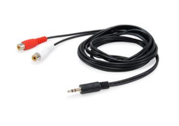 3.5MM MALE TO 2XRCA FEMALE STEREO A