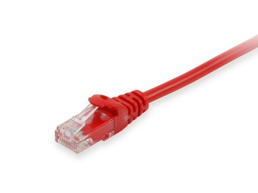 CAT.6A U/UTP PATCH CABLE  0.5M  RED