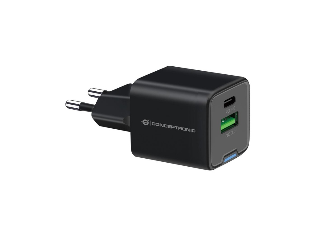 2-PORT 20W GAN USB PD CHARGER, USB