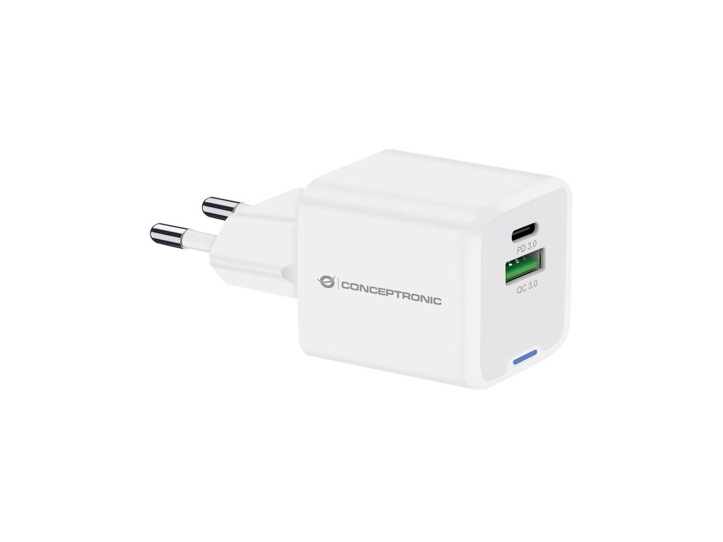 2-PORT 20W GAN USB PD CHARGER, USB