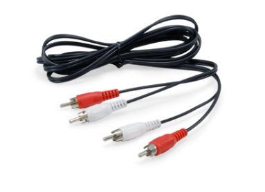 2X RCA MALE TO MALE STEREO AUDIO CA
