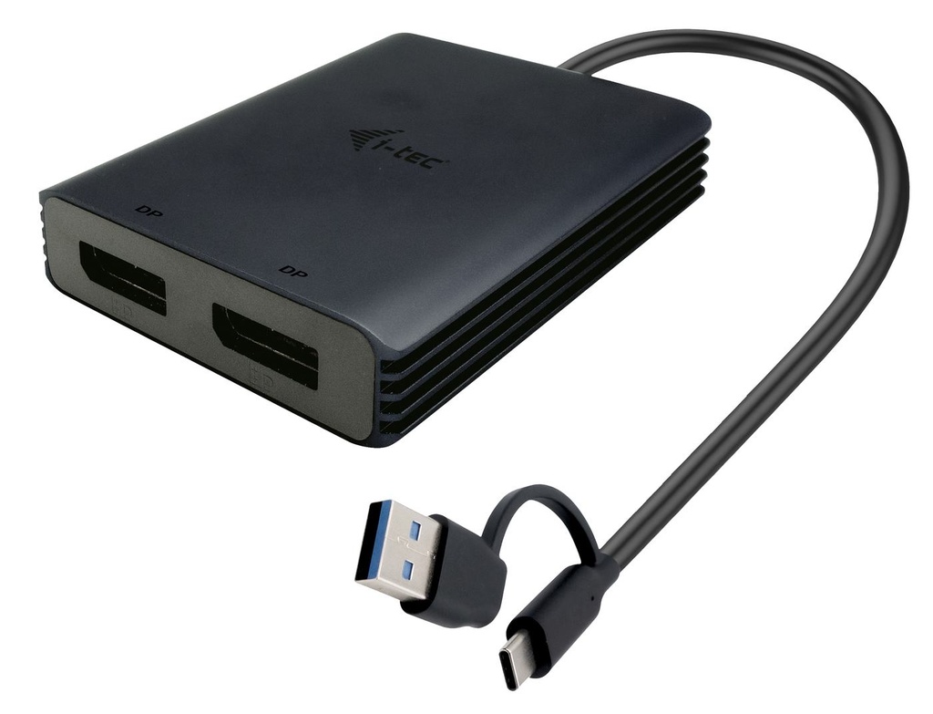 USB-A/USB-C DUAL 4K DP VIDEO ADAPT.