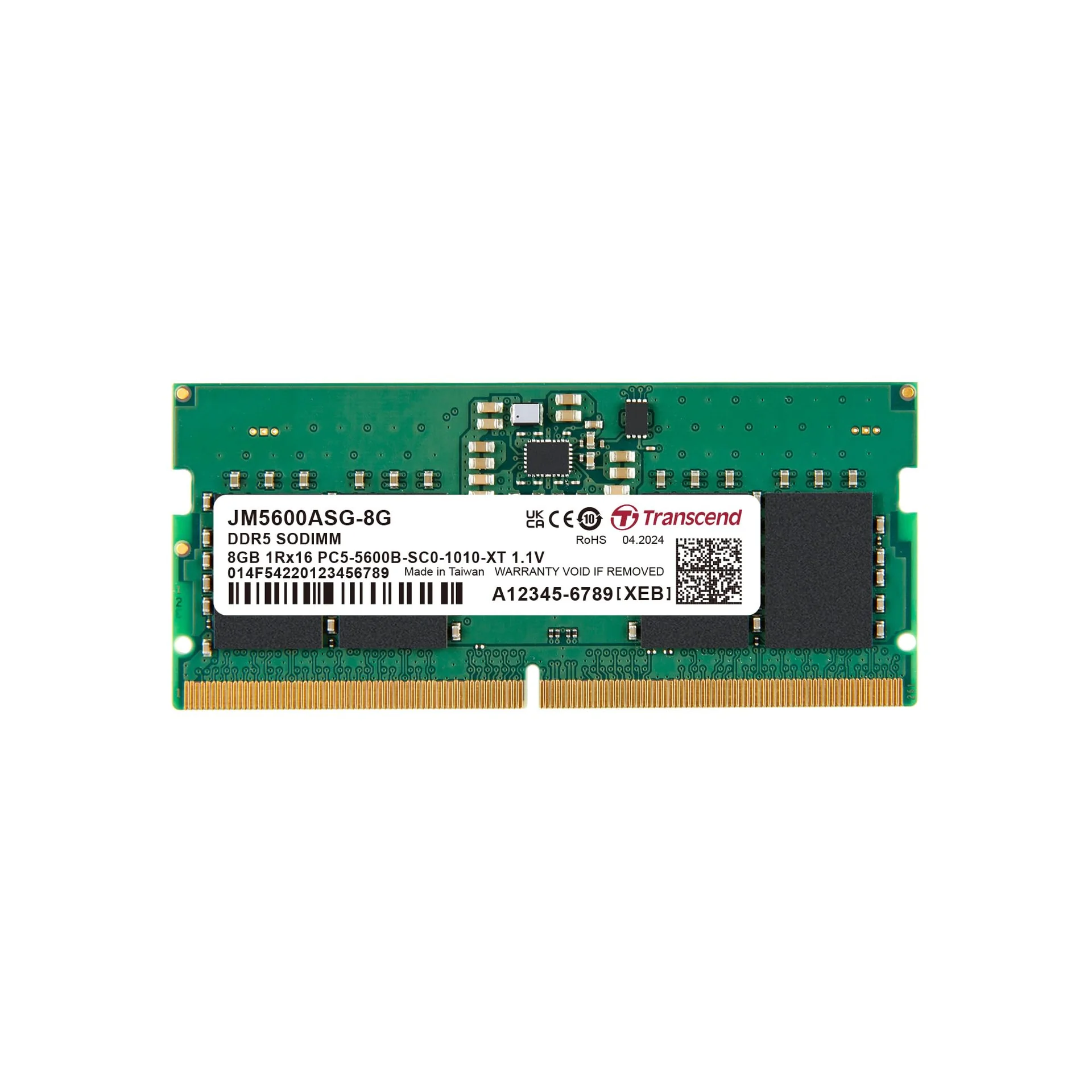 8GB JM DDR5 5600 SO-DIMM 1RX16