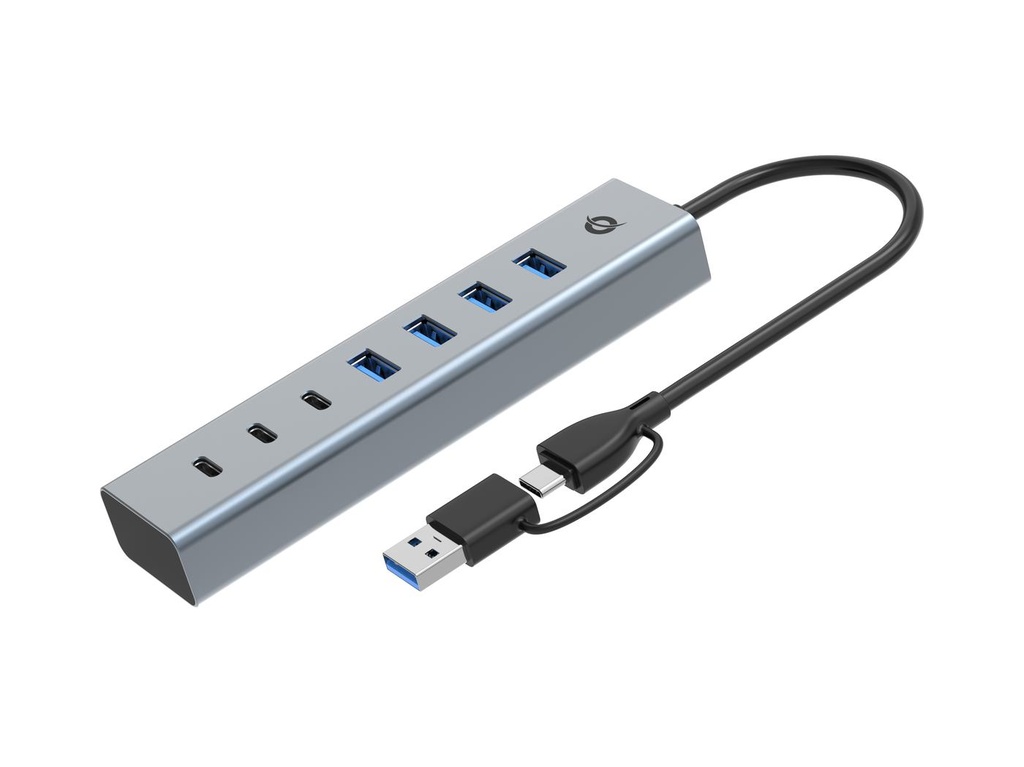 7-PORT USB 3.0 HUB 5GBPS USB-C X 3