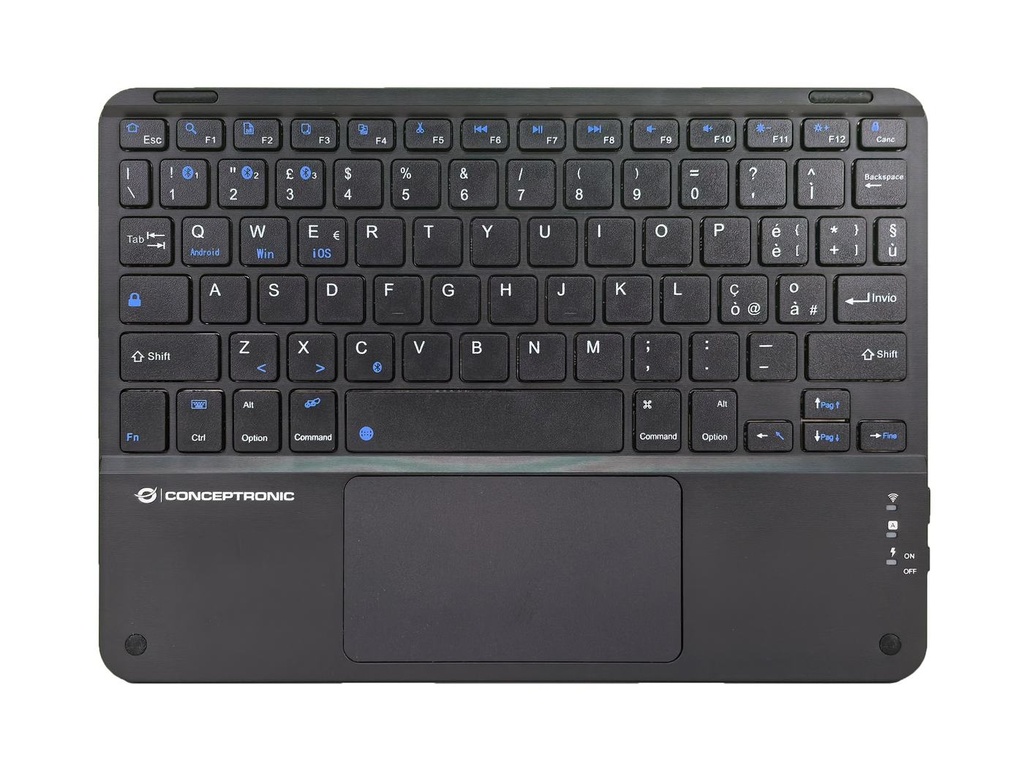 BLUETOOTH KEYBOARD WITH TOUCHPAD