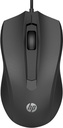 HP 105 BLACK WIRED MOUSE USB