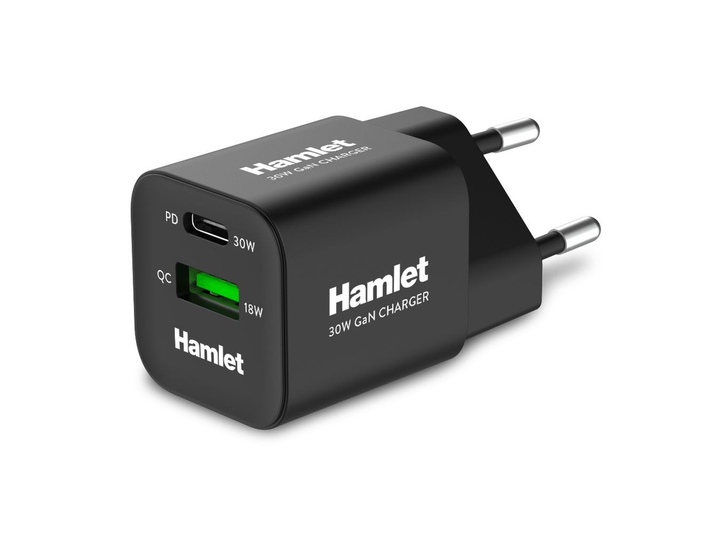 ALIMEN PARETE GAN 30W + QC 18W