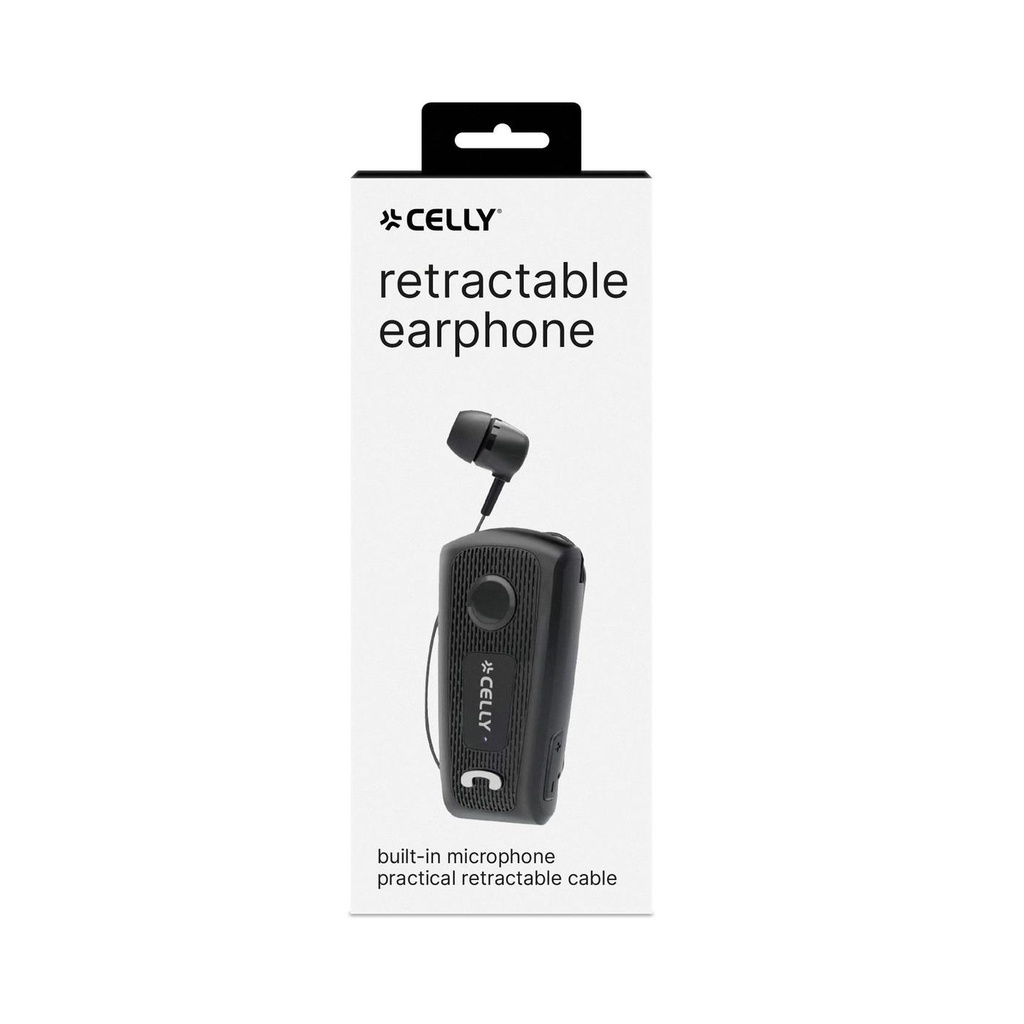 RETRACTBL WIRELESS MONO HEADSET BK
