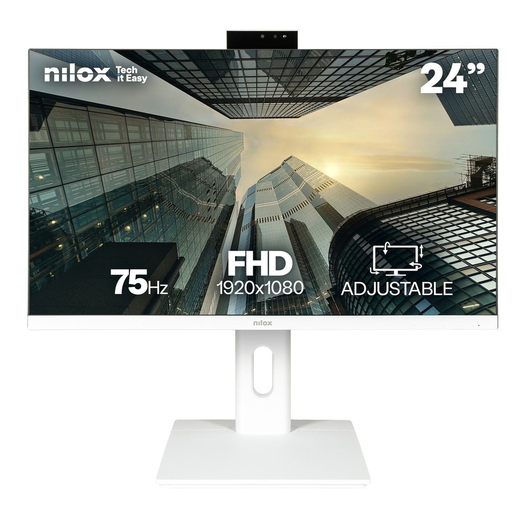 MONITOR 24 IPS REG.MULT.WEBC.WHITE
