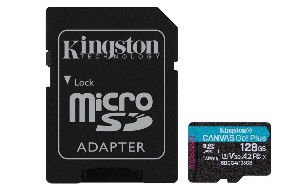 128GB MICROSDXC CANVAS GO PLUS 4 +A