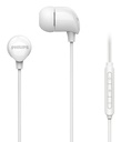 CUFFIE IN EAR CABLATE+MIC - BIANCO