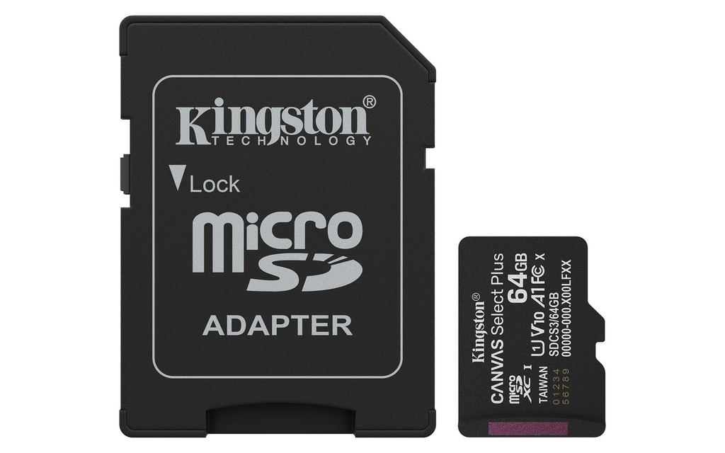 64GB MICROSDXC SELECT PLUS 3 + A