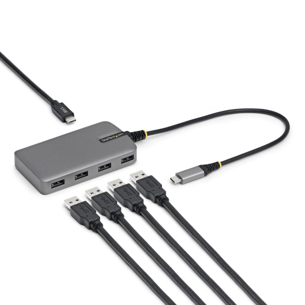 HUB USB-C A 4X USB-A, 5 GBPS
